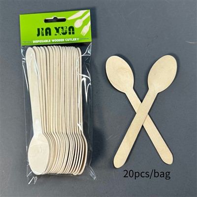 Llwyau pren compostadwy